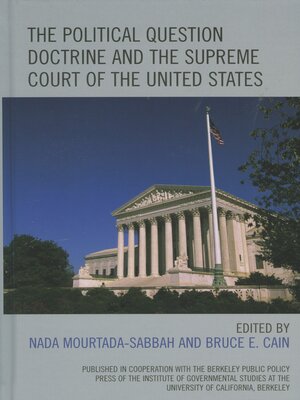 cover image of The Political Question Doctrine and the Supreme Court of the United States